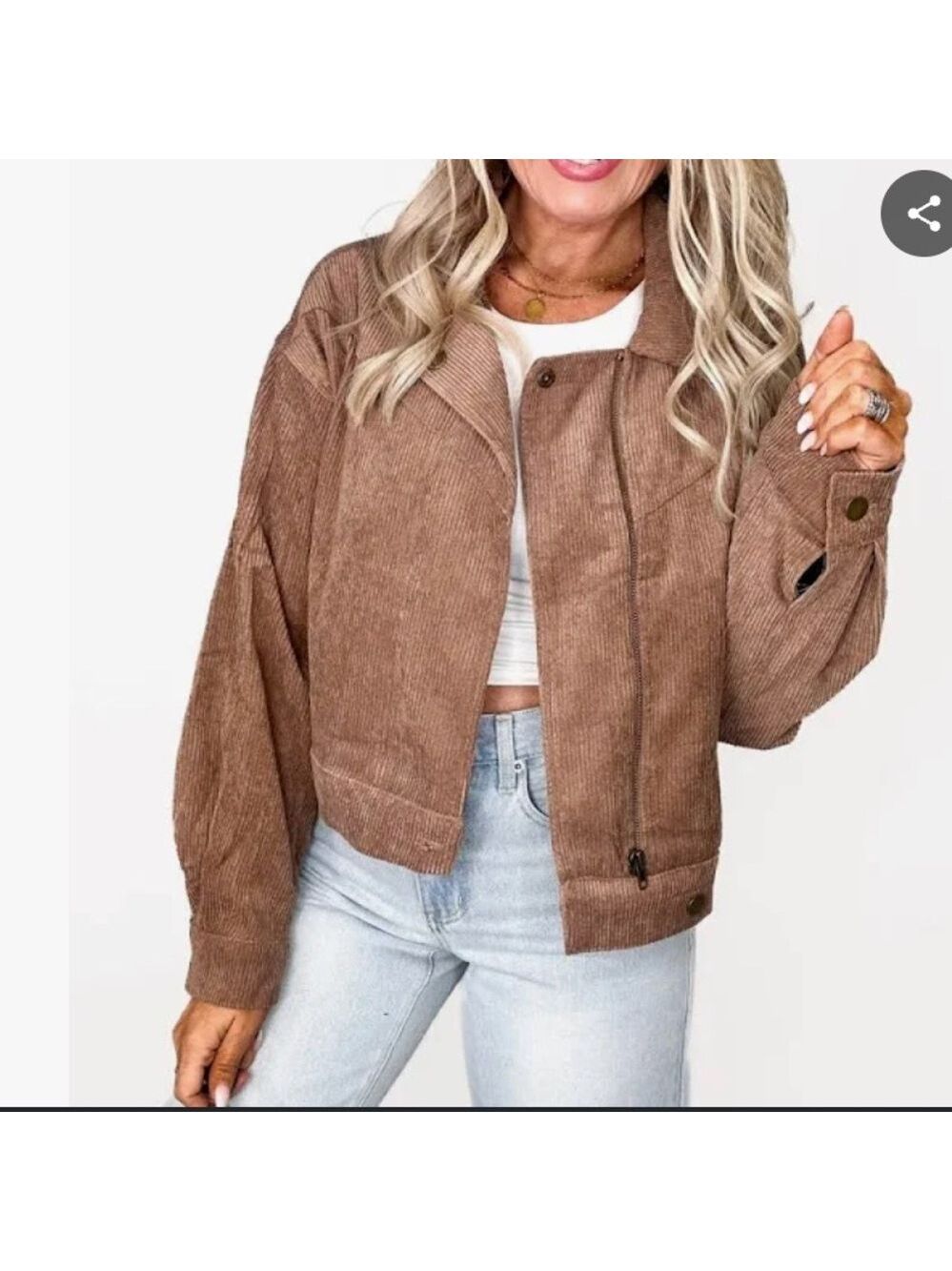 Mine Tan Corduroy Utility Jacket
